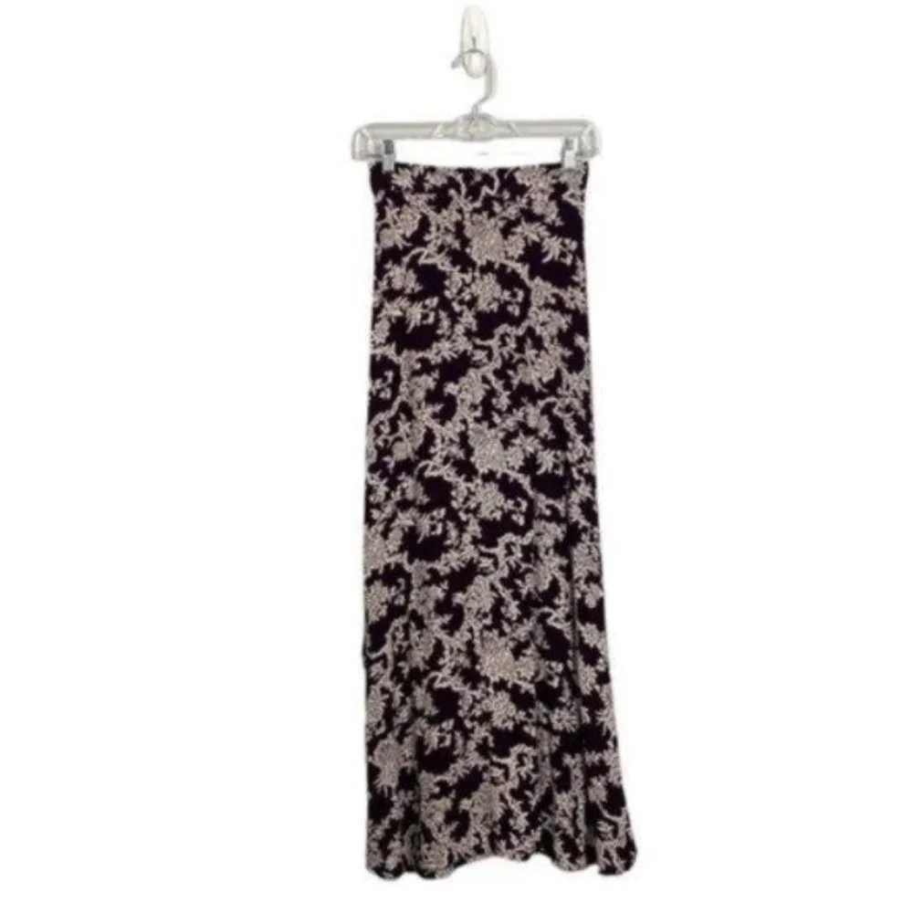 Flynn Skye Wrap It Up Purple Floral Maxi Skirt - Picture 3 of 5